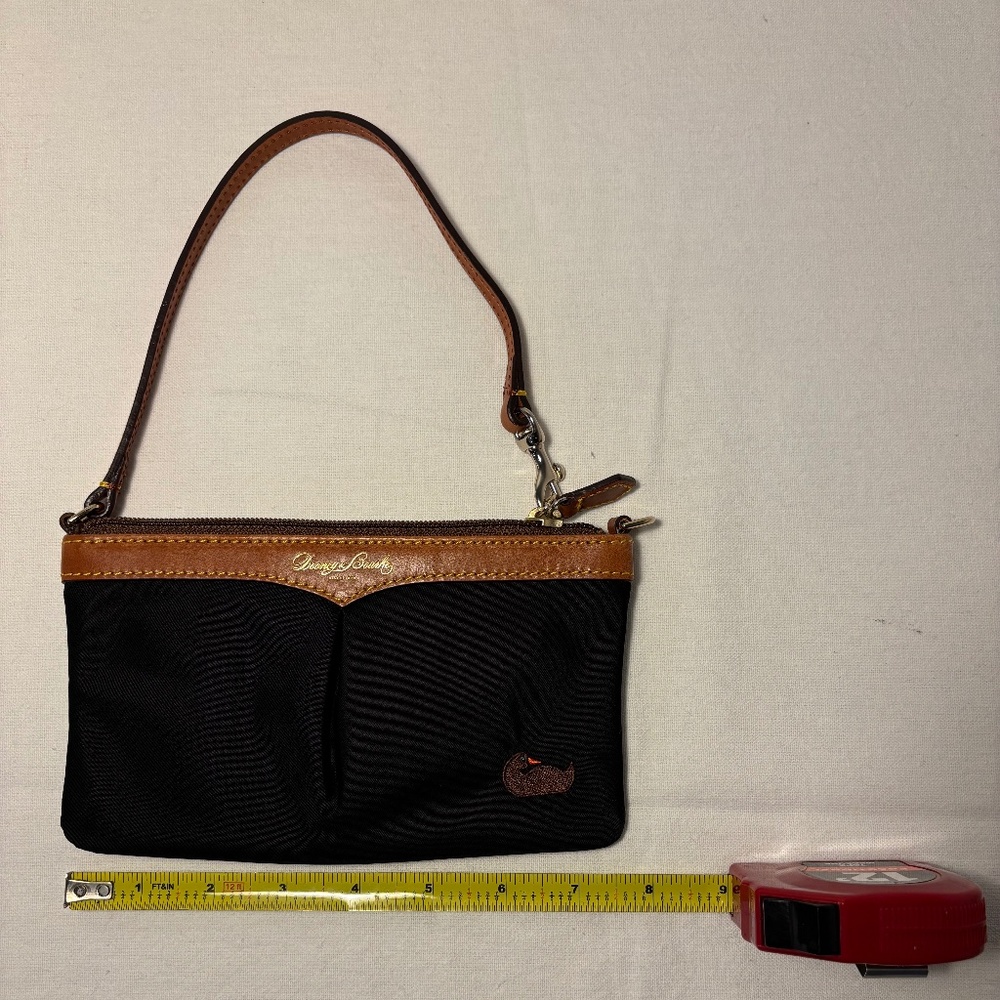 Dooney & Bourke black fabric wristlet